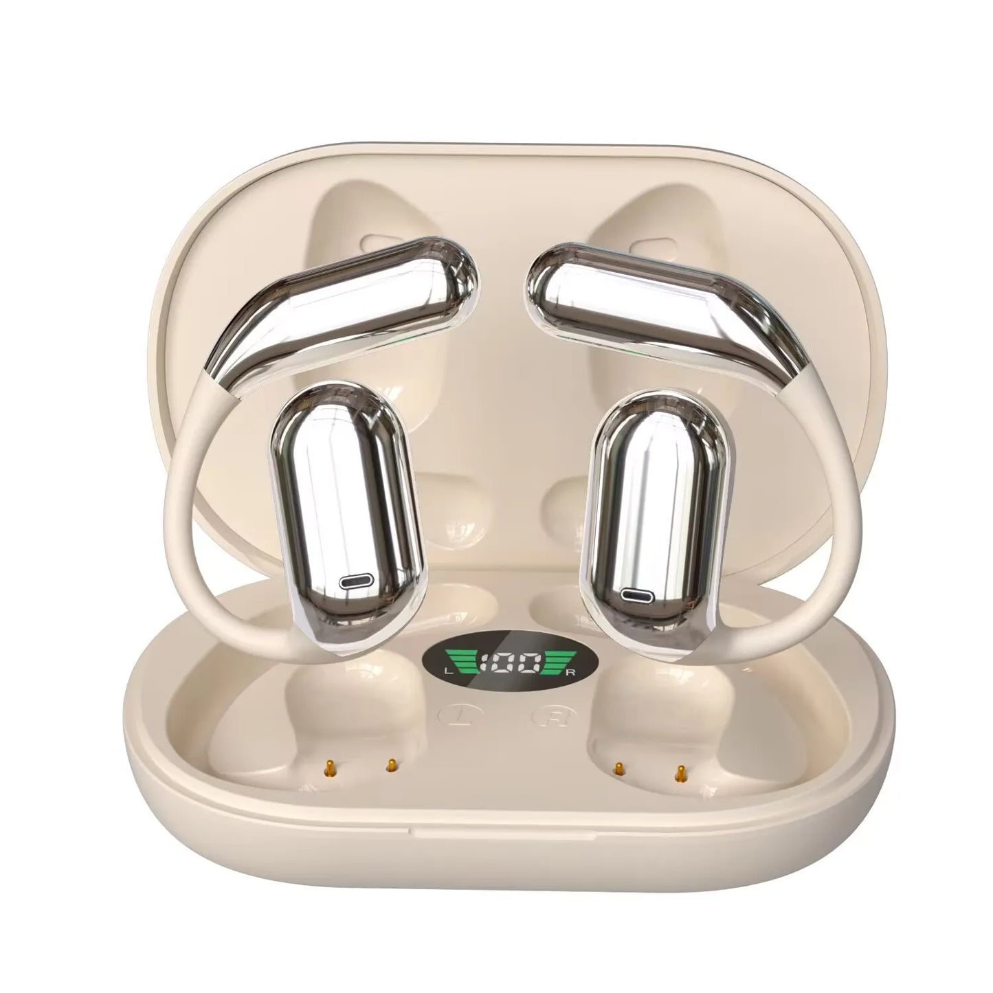 AI Translator Earbuds 144 Languages 3-In-1 Noise Cancelling Bluetooth 5.3 Headset Instant Translator Smart Voice Real Time