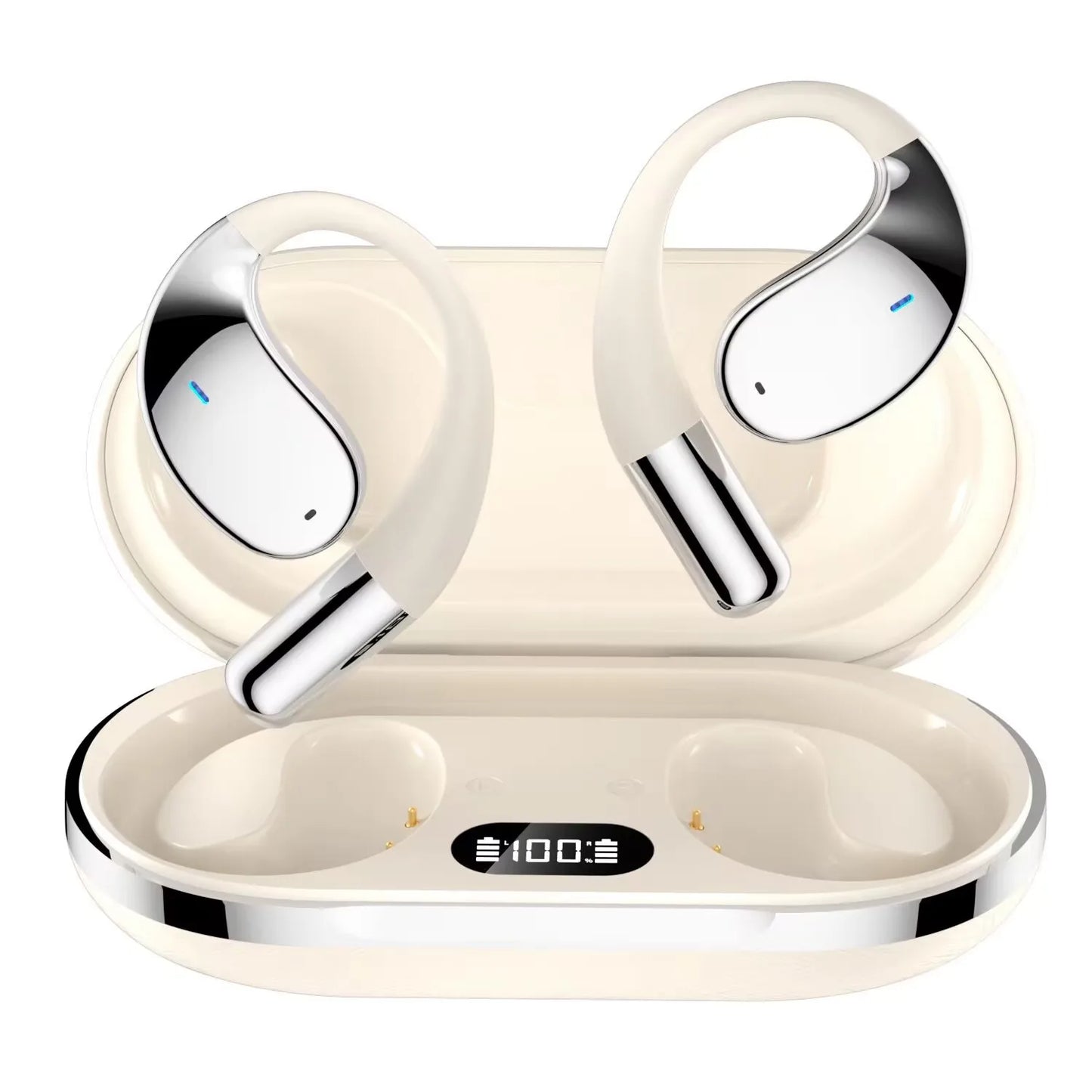 AI Translator Earbuds 144 Languages 3-In-1 Noise Cancelling Bluetooth 5.3 Headset Instant Translator Smart Voice Real Time