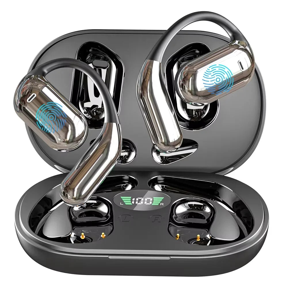 AI Translator Earbuds 144 Languages 3-In-1 Noise Cancelling Bluetooth 5.3 Headset Instant Translator Smart Voice Real Time