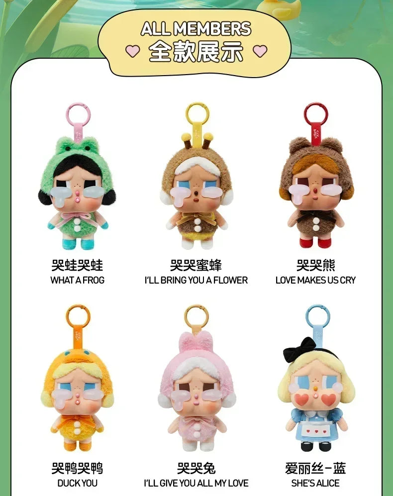 POP MART CRYBABY CRYING AGAIN Series Vinyl Mystery Box Anime Action Figure Original Collection Model Desktop Ornaments Doll Toys